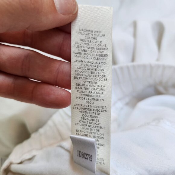 Chico's Zenergy Pull-On White Pants Elastic Waist Beachy Women's S/4 (Chico's 0) - Picture 7 of 8